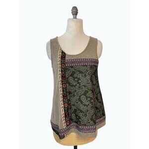 Tracy Porter Embroidered Sleeveless Top Shirt 6 8